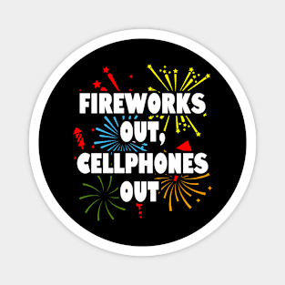 New Year 2024 4th Of July BBQ Independence Day Holiday Celebration Magnet